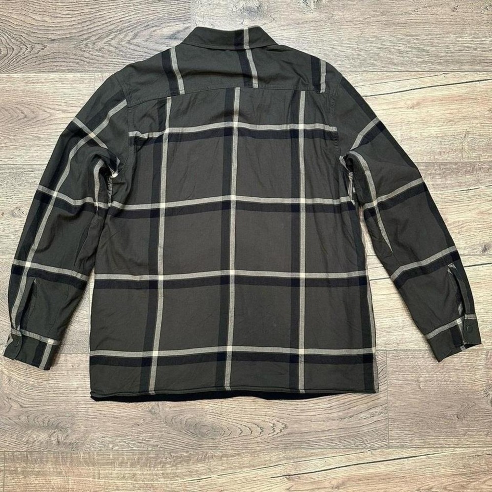 OLD NAVY Mens Plaid Cozy-Lined Shirt Jacket Gorpcore Lumberjack Workwear Large - Picture 7 of 8